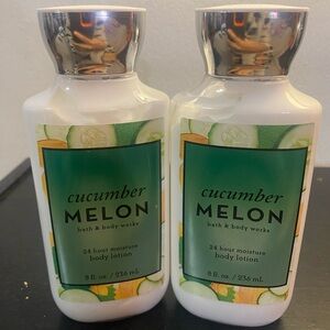 Bath & Body Works Cucumber Melon Body Lotion - Green and White
